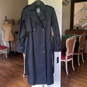 Black Worth NY Water Repellent Trench